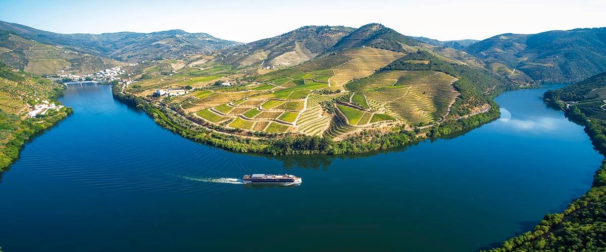 Douro Serenity sailing on the Douro River in Portugal